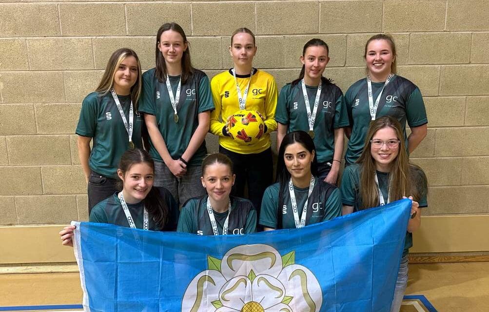 Women’s football team at Greenhead College reach national 7-a-side championships for the first time