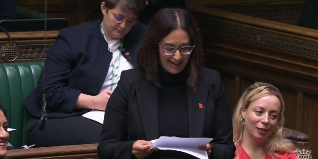 Huddersfield MP Harpreet Uppal celebrates all that’s great about the town in maiden speech in Parliament