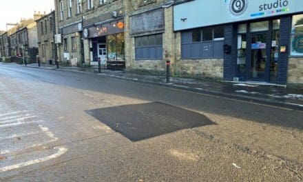 Slaithwaite’s th’oyl in t’road has now been fixed after a whole lot of bother and banter