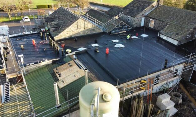 New kitchen roof marks milestone in six-month refurbishment project at The 3 Acres