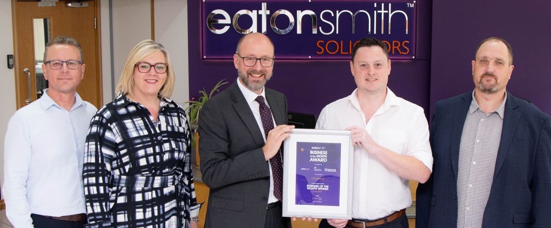 Software consultancy F12 Consult wins Eaton Smith Solicitors Business of the Month Award for August